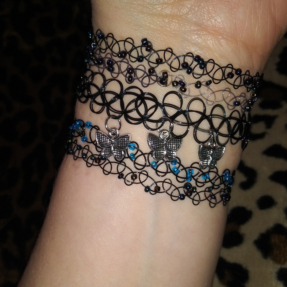 Butterfly charm bracelet